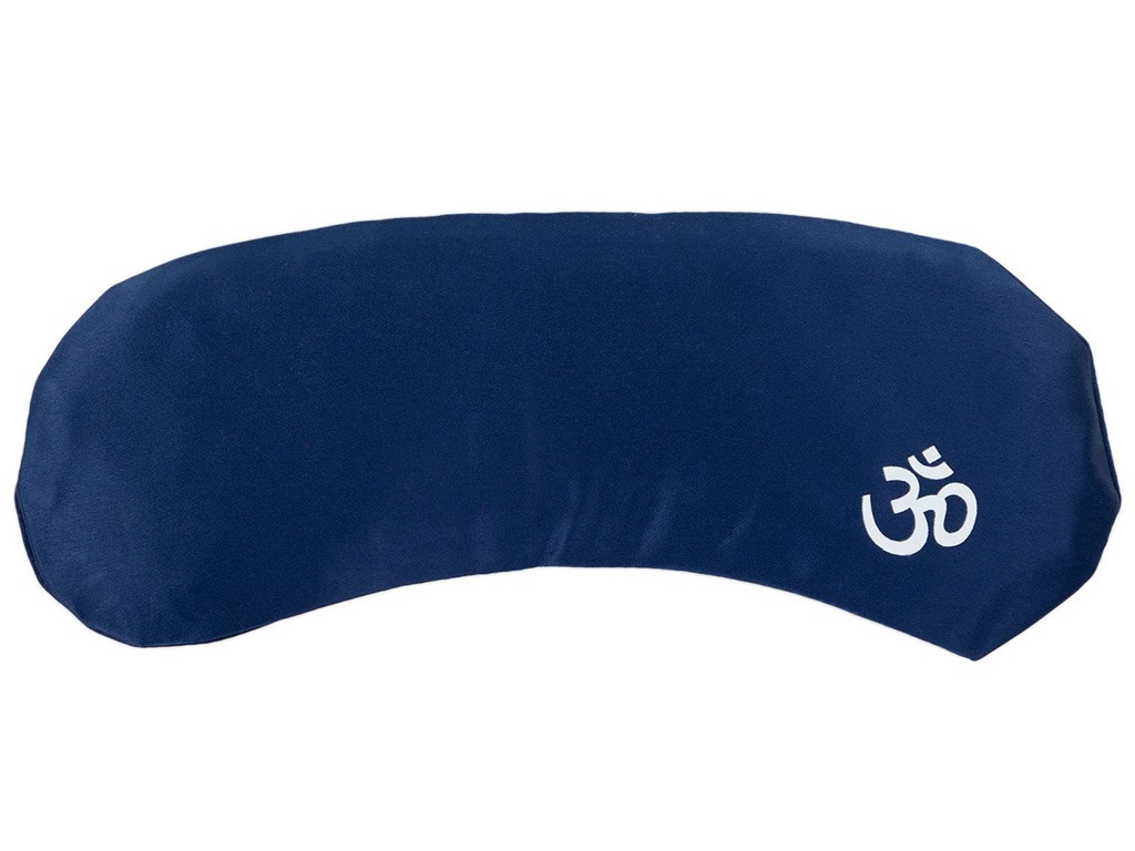 E-shop Meditačný vankúšik na oči s levanduľou Bodhi Lotus mako-satén Farba: tmavo modrá
