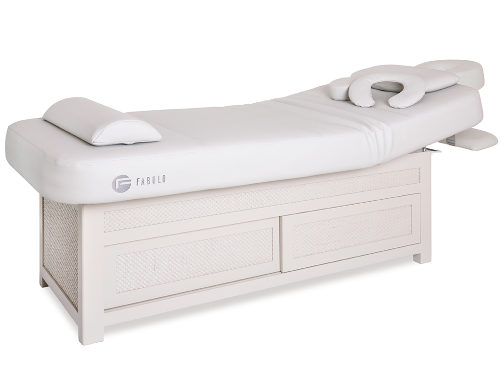 Pevné masážne lehátko s vyhrievaním Fabulo Spa Harmony 301  190*81 cm | 58 kg | 2 farby Farba: sivá