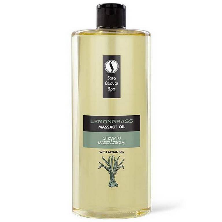 Sara Beauty Spa prírodný rastlinný masážny olej - Citrónová tráva Objem: 1000 ml