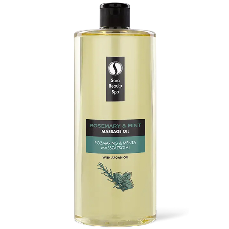 Sara Beauty Spa prírodný rastlinný masážny olej - Rozmarín-Mäta Objem: 1000 ml