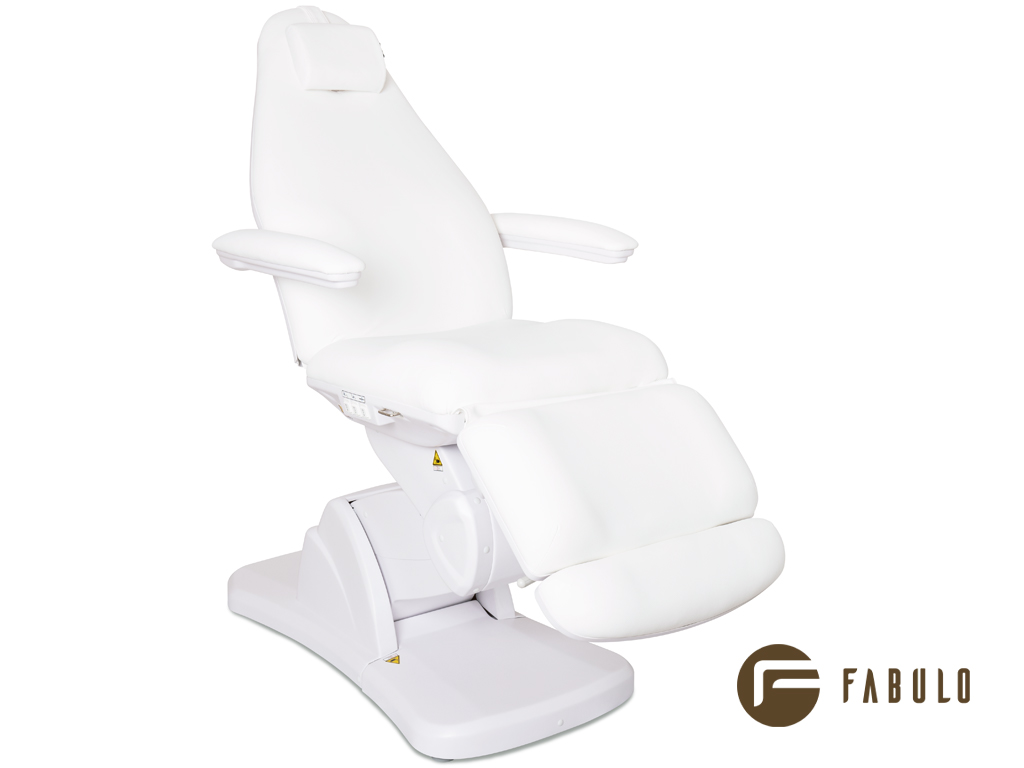 Elektrické kozmetické kreslo Fabulo Fortuna  196*56 cm | 88 kg | biela