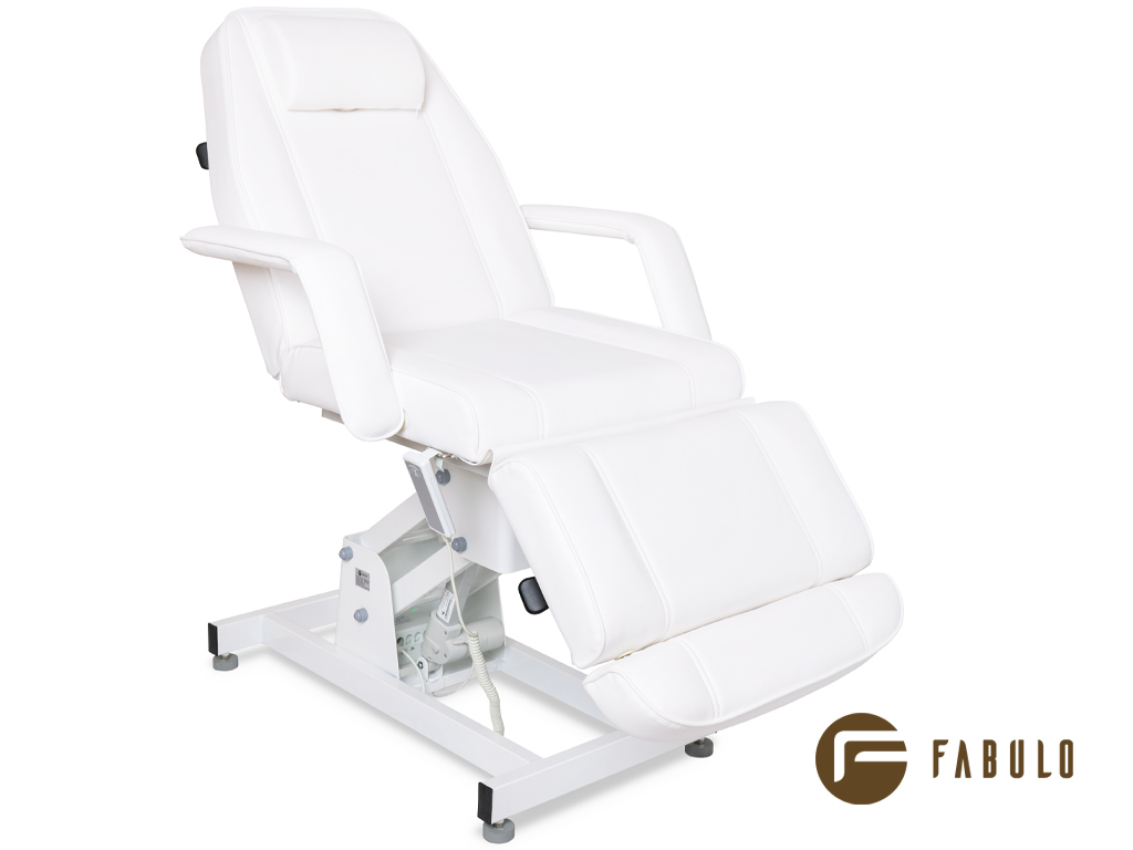 Elektrické kozmetické kreslo Fabulo Finnegan  172,5*64 cm | 58 kg | biela
