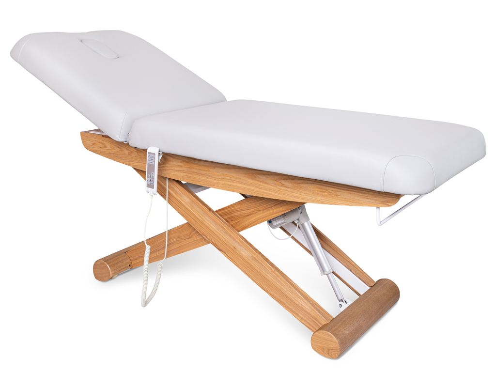 Elektrické wellness lehátko s vyhrievaním a LED osvetlením Fabulo Pax Basic  198*74 cm | 91 kg | 3 farby Farba: biela