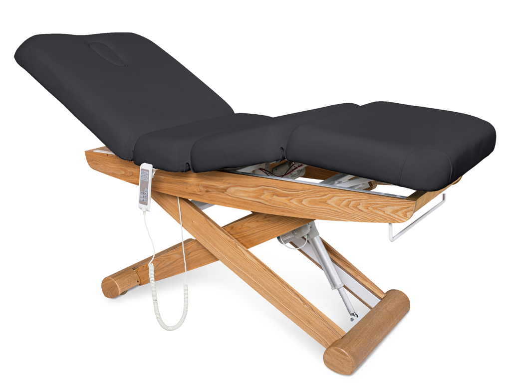 Elektrické wellness lehátko s vyhrievaním a LED osvetlením Fabulo Pax Optimal  198*74 cm | 92 kg | 2 farby Farba: tmavo sivá