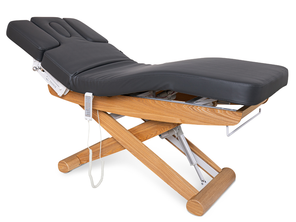 Elektrické wellness lehátko s vyhrievaním a LED osvetlením Fabulo Pax Comfort  198*74 cm | 97 kg | 2 farby Farba: tmavo sivá