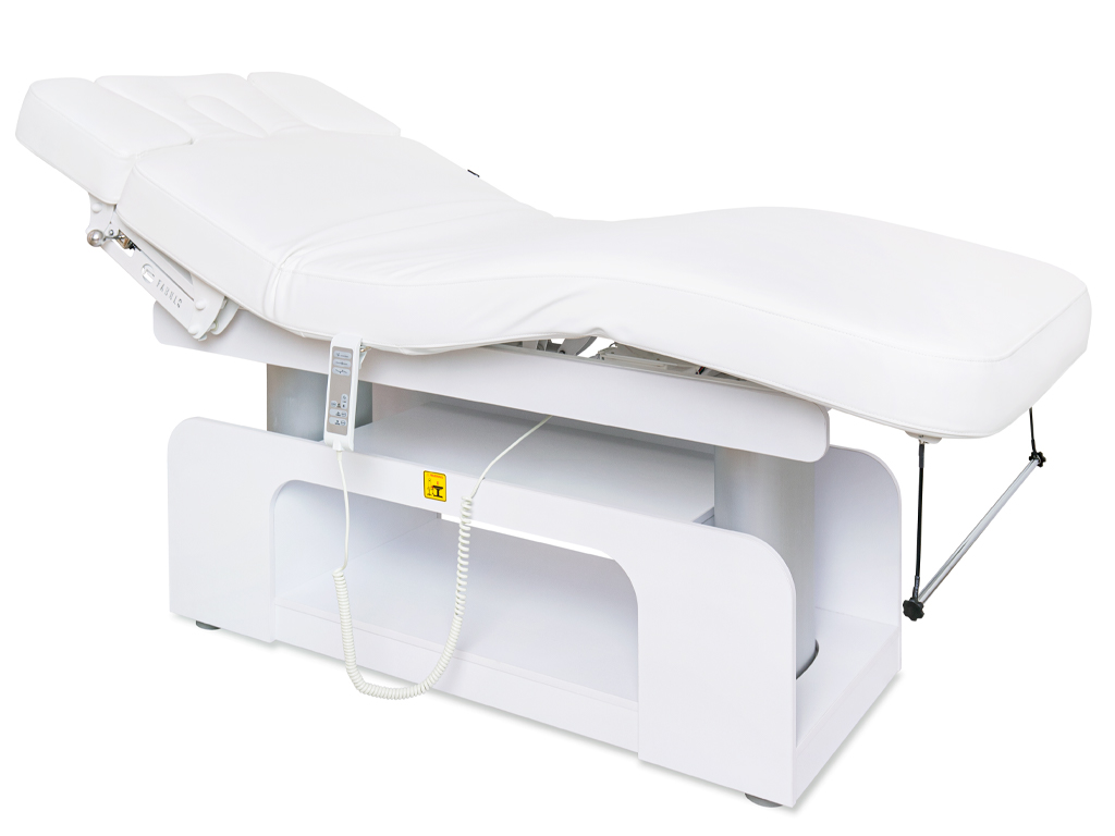 Elektrické wellness lehátko s vyhrievaním a LED osvetlením Fabulo Nyra Comfort  199,5*81 cm | 118 kg | biela