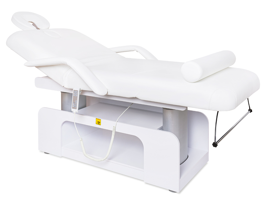 Elektrické wellness lehátko s vyhrievaním a LED osvetlením Fabulo Nyra Relax  198*75 cm | 110 kg | biela