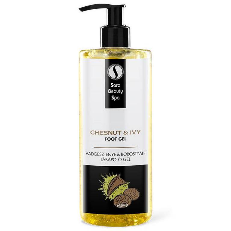 Masážny gél na nohy Sara Beauty Spa - Gaštan a Brečtan  250 ml / 500 ml Objem: 500 ml
