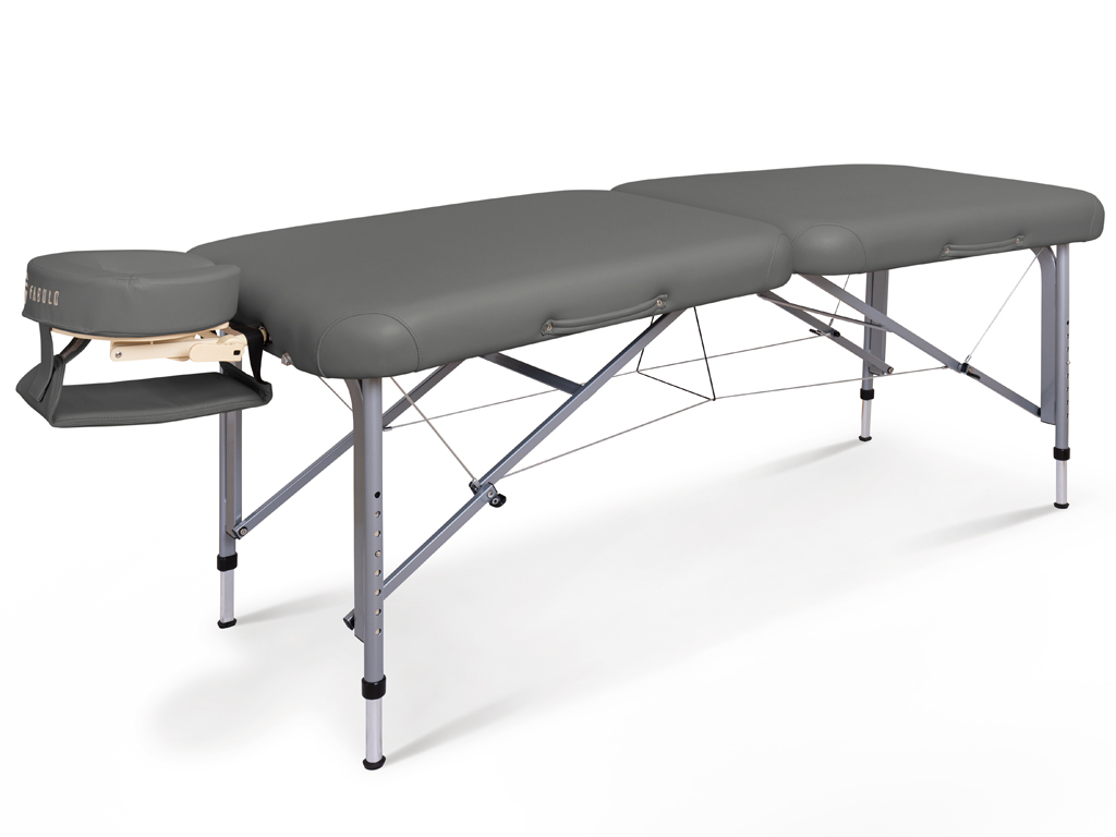 Skladací masážny stôl Fabulo Dynamic  184*71 cm | 16 kg | 2 farby Farba: sivá