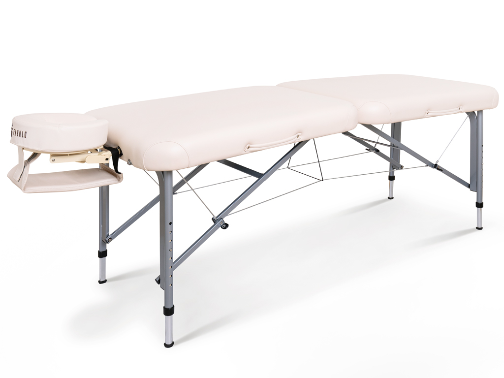 Skladací masážny stôl Fabulo Dynamic  184*71 cm | 16 kg | 2 farby Farba: krémová