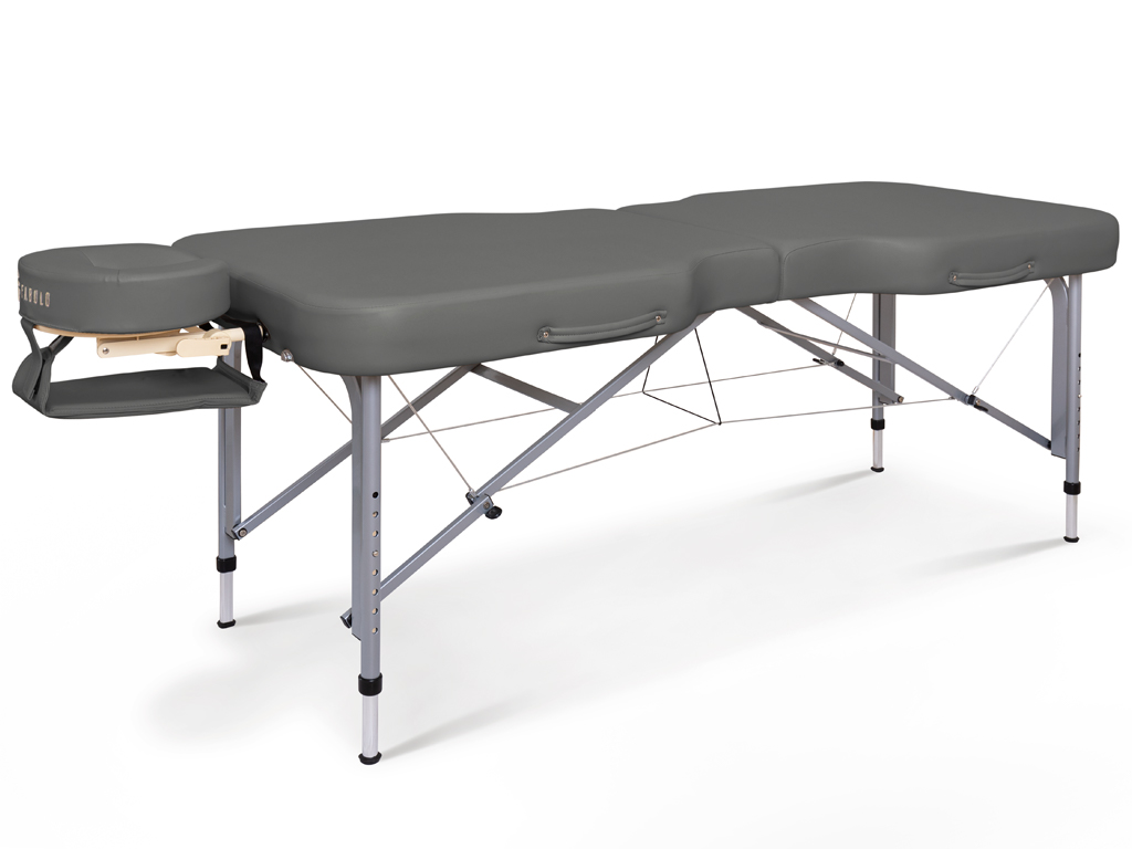 Skladací masážny stôl Fabulo Dynamic Contour  184*71 cm | 15 kg | 2 farby Farba: sivá