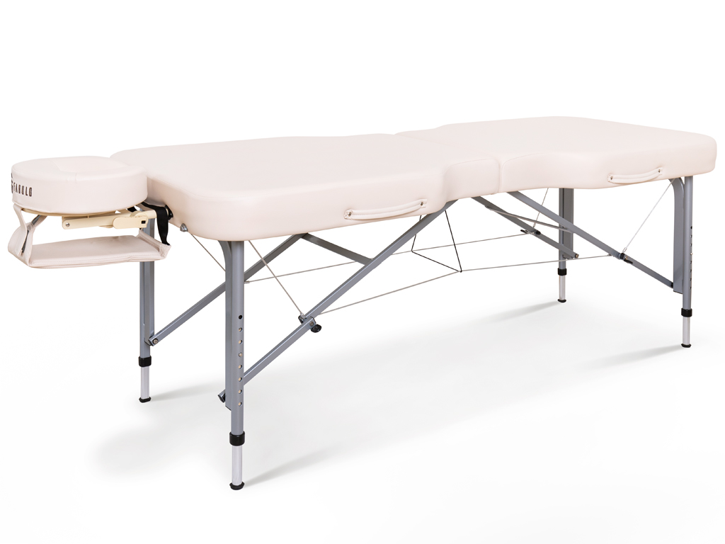 Skladací masážny stôl Fabulo Dynamic Contour  184*71 cm | 15 kg | 2 farby Farba: krémová