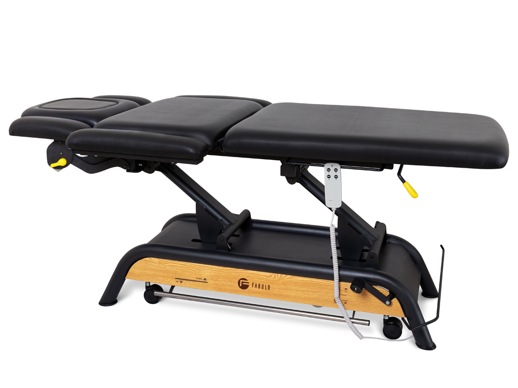 Elektrické lehátko Fabulo Nexus XF3  198*69 cm | 107 kg | 2 farby Farba: čierna