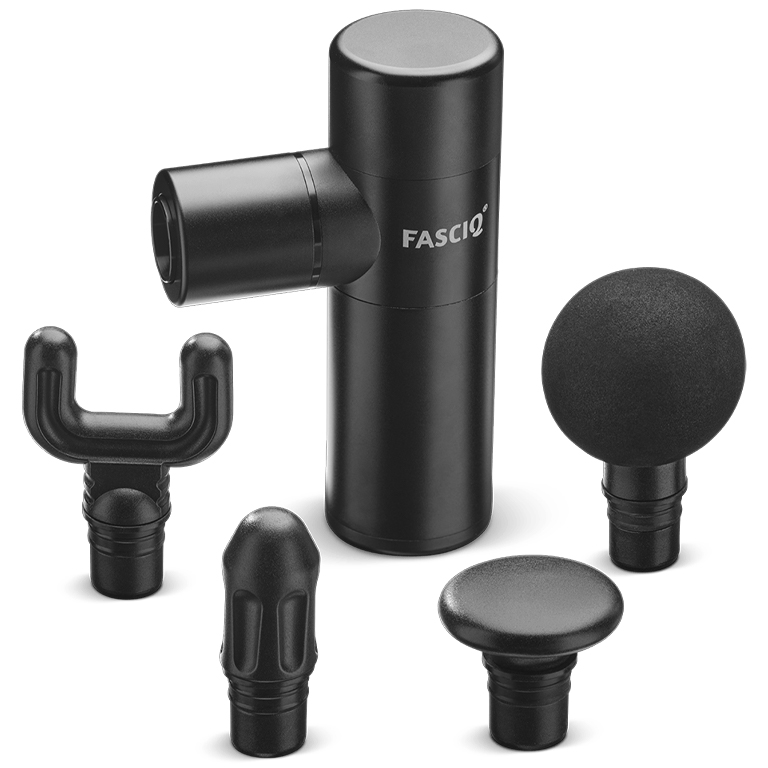 Masážna pištoľ Fasciq® Mini  4 masážne hlavy