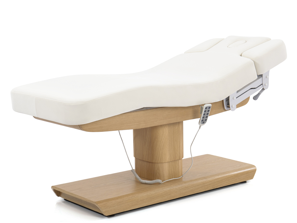 Elektrické wellness lehátko s vyhrievaním a LED osvetlením Fabulo Eterna  195*75 cm | 90 kg | krémová Farba: krémová