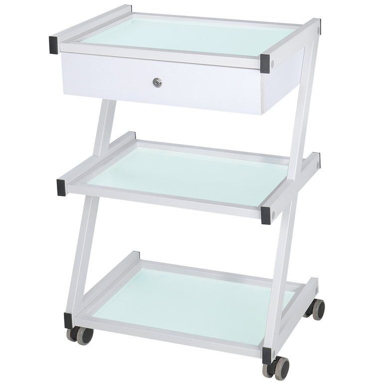 Kozmetický stolík Fabulo Delta  51 x 34 x 76 cm Farba: biela