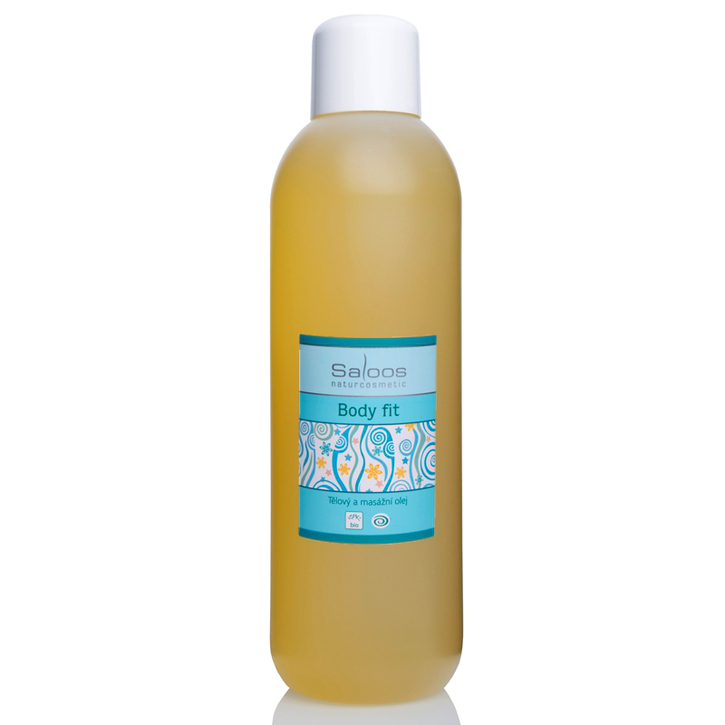 Saloos (Salus) Saloos telový bio rastlinný masážny olej BODY FIT Objem: 1000 ml