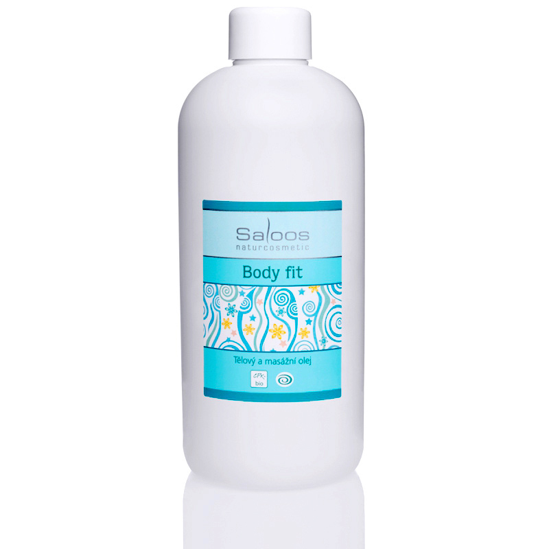 Saloos (Salus) Saloos telový bio rastlinný masážny olej BODY FIT Objem: 500 ml