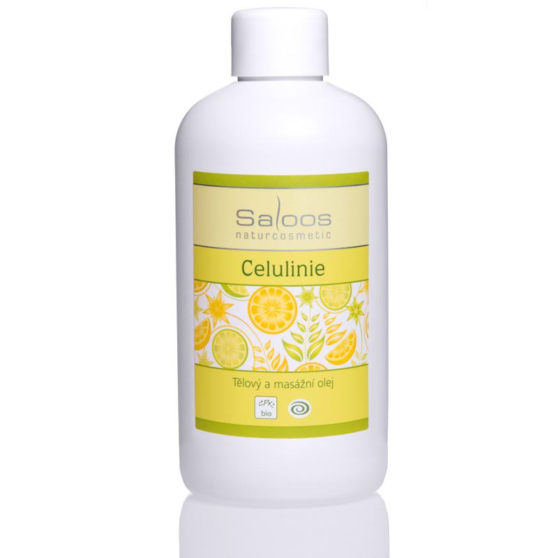 Saloos (Salus) Saloos telový bio rastlinný masážny olej CELULINE Objem: 250 ml