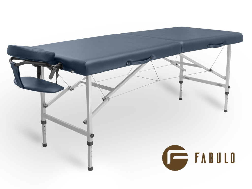 E-shop Skladací masážny stôl Fabulo FERRO Set Farba: modrá