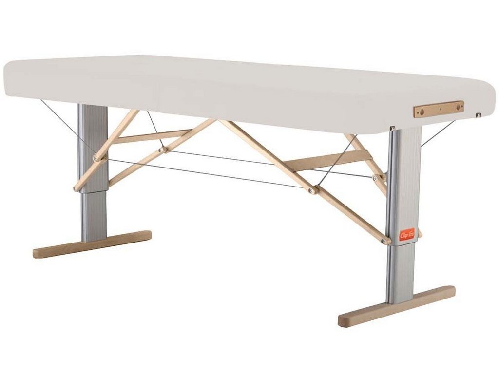 Prenosný elektrický masážny stôl Clap Tzu Linea Physio Farba: PU - biela (white), Rozmery: 192x65cm, Doplnky: sieťové napájanie + nožný spínač