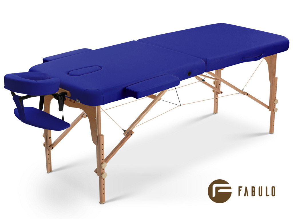 Skladací masážny stôl Fabulo UNO Set Farba: modrá