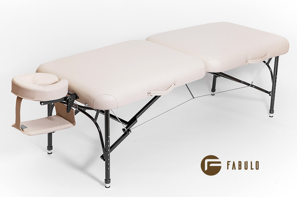 Skladací masážny stôl Fabulo TITAN Set Farba: krémová