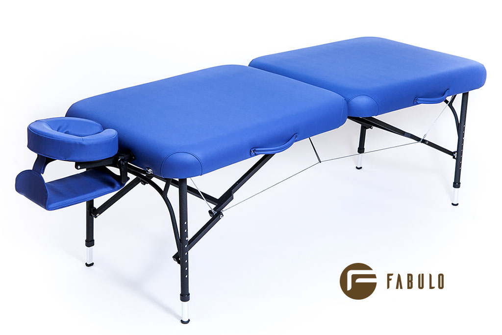 Skladací masážny stôl Fabulo TITAN Set Farba: modrá