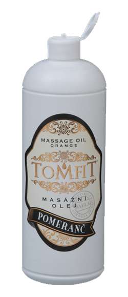 TOMFIT masážny olej - pomarančový