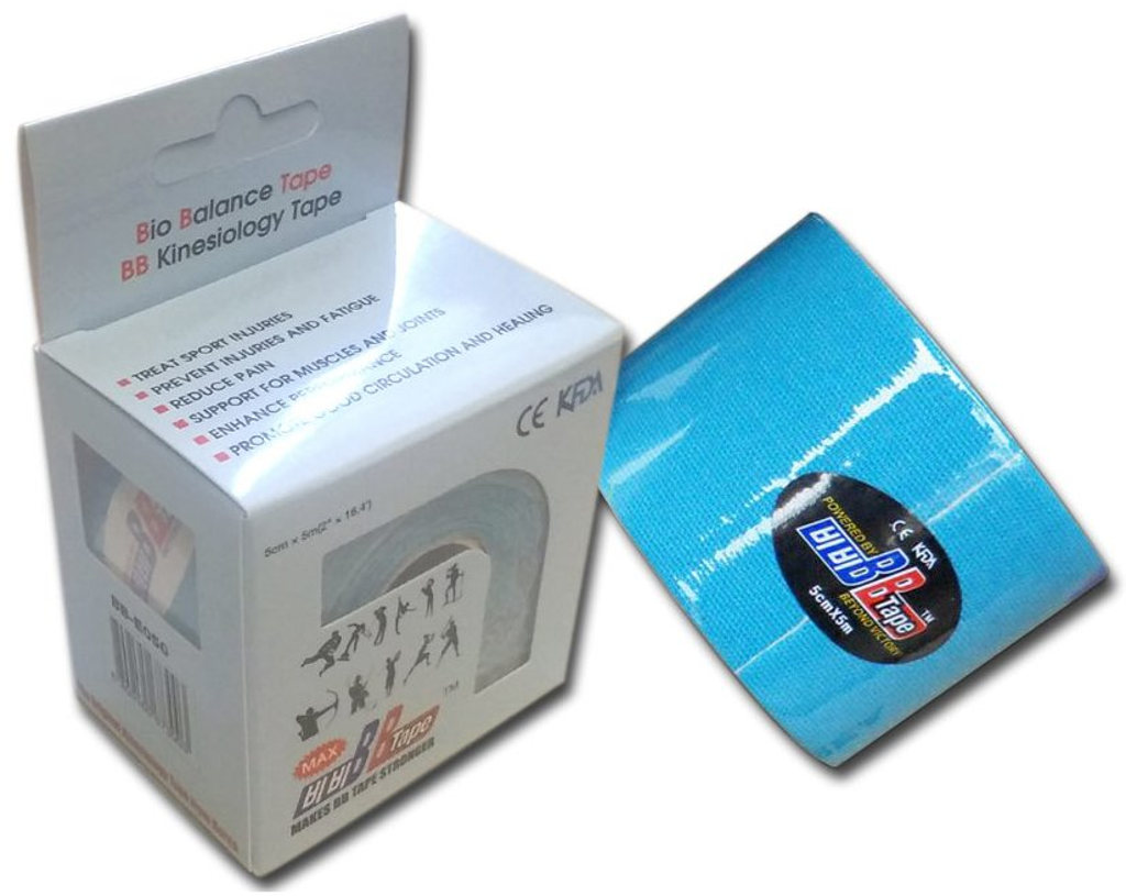 E-shop Kineziologické tejpy BB Tape H2O Farba: modrá