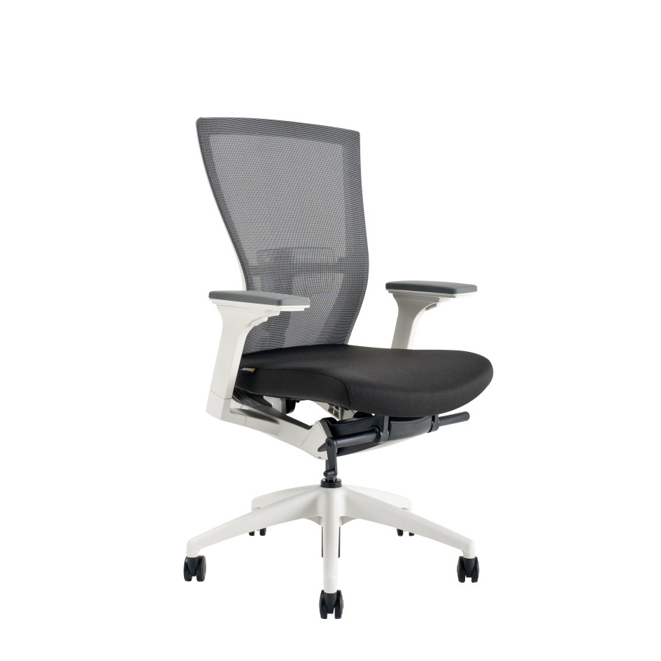 E-shop Ergonomická kancelárska stolička OfficePro Merens White Farba: čierna, Opierka hlavy: bez opierky