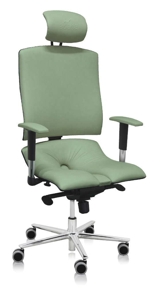 ASANA Seating Ergonomická kancelárska stolička Asana Architect Farba čalúnenia: Eko koža Zelená 569