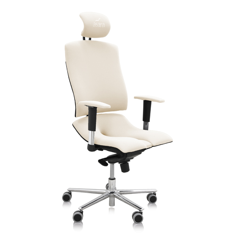 E-shop ASANA Seating Ergonomická kancelárska stolička Asana Architect Farba čalúnenia: Látka Atlantic Biela 60063