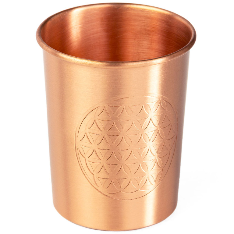 E-shop Medený pohár Bodhi Motív: Flower of life