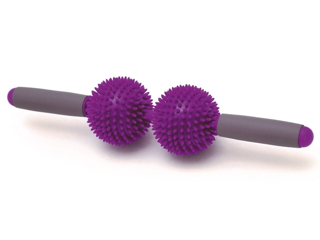 E-shop Masážny valček s loptičkami SISSEL® Spiky Twin Roller Farba: fialová