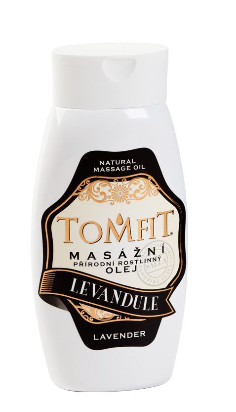 E-shop TOMFIT prírodný rastlinný masážny olej - levanduľový