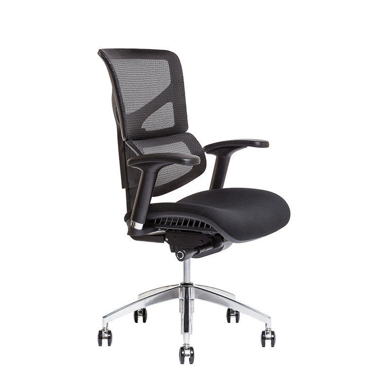 E-shop Ergonomická kancelárska stolička OfficePro Merope Farba: čierna, Opierka hlavy: bez opierky