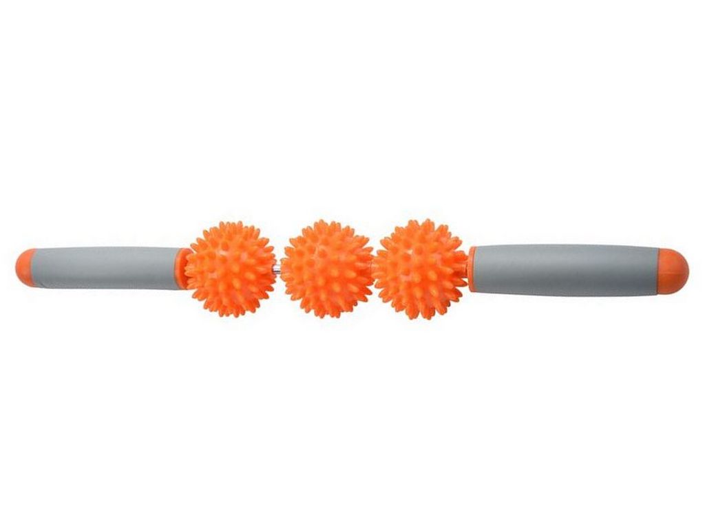 E-shop Fabulo Masážna tyč s loptičkami Farba: oranžová