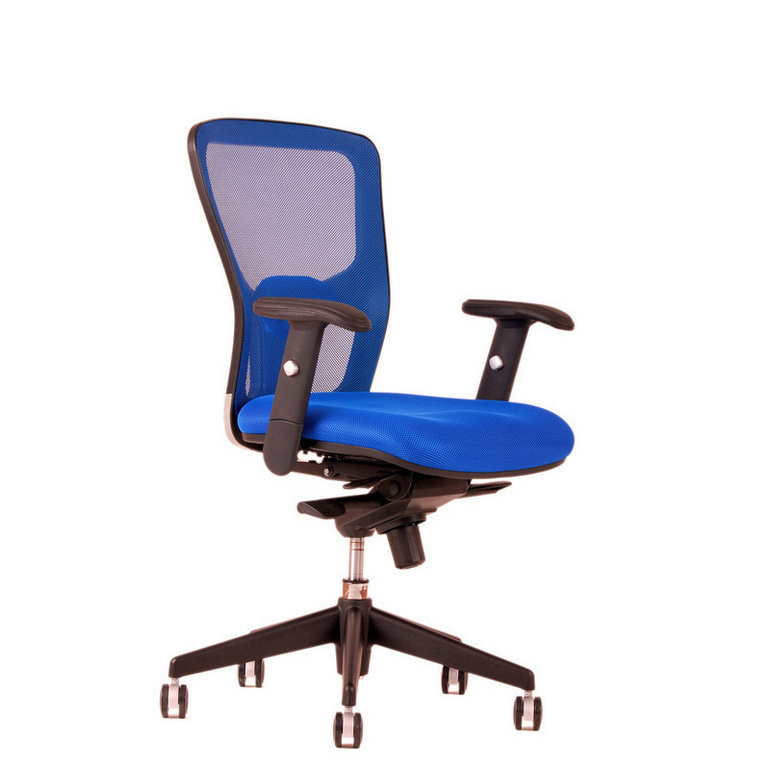 Ergonomická kancelárska stolička OfficePro Dike Farba: modrá, Opierka hlavy: bez opierky
