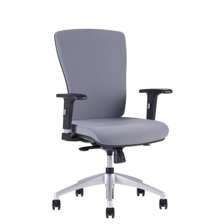 Ergonomická kancelárska stolička OfficePro Halia Farba: sivá, Opierka hlavy: bez opierky