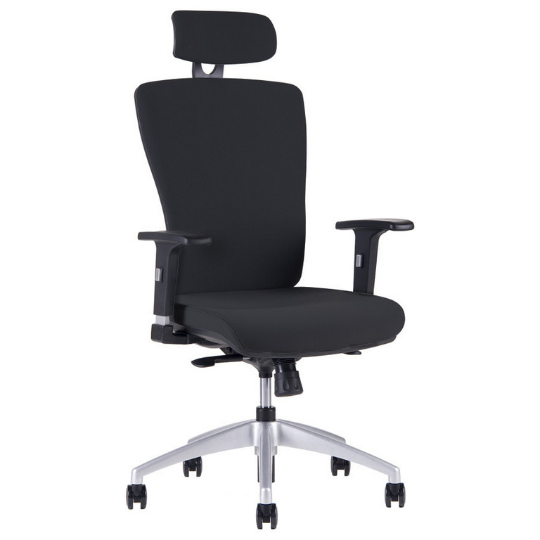 Ergonomická kancelárska stolička OfficePro Halia Farba: čierna, Opierka hlavy: s opierkou
