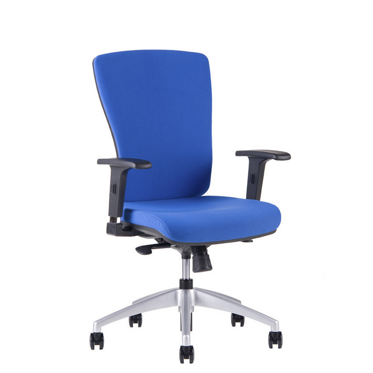 Ergonomická kancelárska stolička OfficePro Halia Farba: modrá, Opierka hlavy: bez opierky