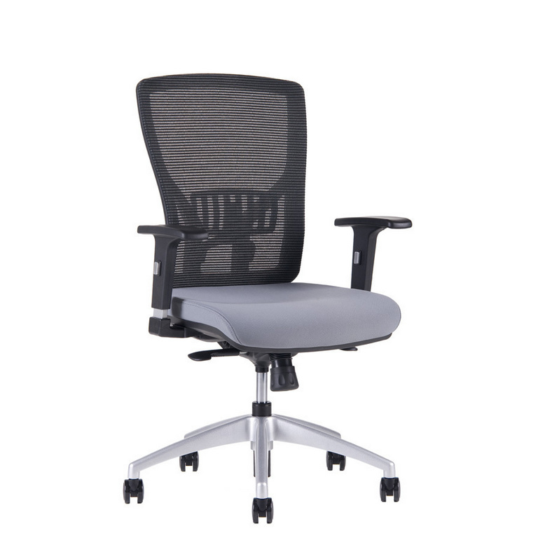 Ergonomická kancelárska stolička OfficePro Halia Mesh Farba: sivá, Opierka hlavy: bez opierky