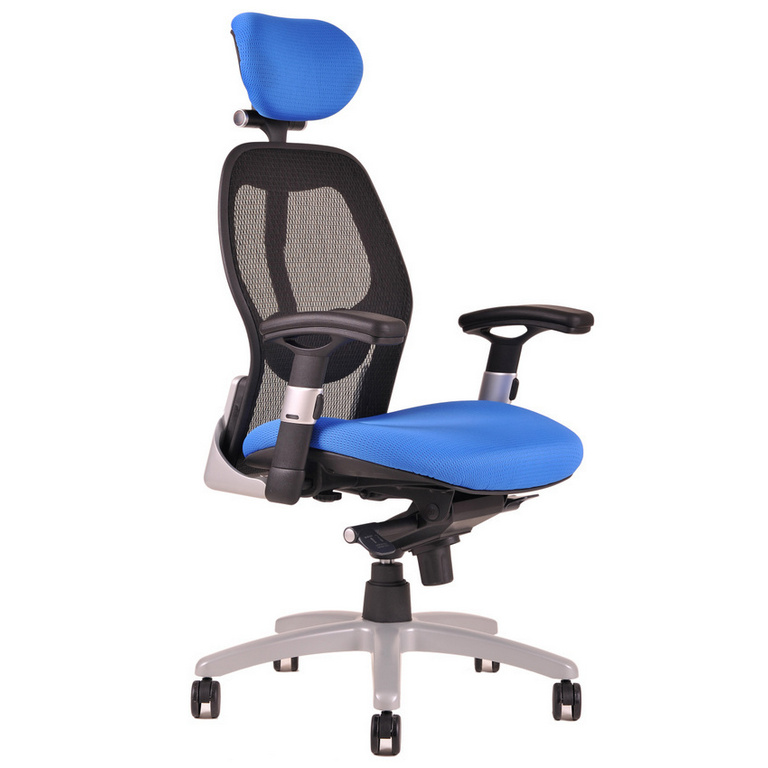 Ergonomická kancelárska stolička OfficePro Saturn Farba: modrá