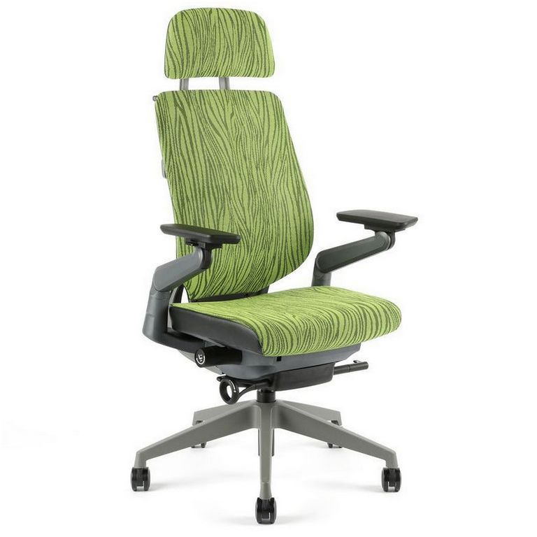 E-shop Ergonomická kancelárska stolička OfficePro Karme Mesh Farba: zelená