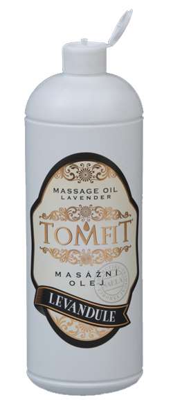 TOMFIT masážny olej - levanduľový Objem: 1000 ml