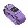 popruh trendy sport yoga belt na jogu s kovovou sponou opasok fialova