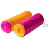 bolster na jogu valec obojstranny ruzovy oranzovy