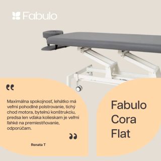 🧡 Keď sa spojí pohodlie, stabilita a praktickosť. Dostali sme ďalšiu spätnú väzbu na naše elektrické lehátko Fabulo Cora...