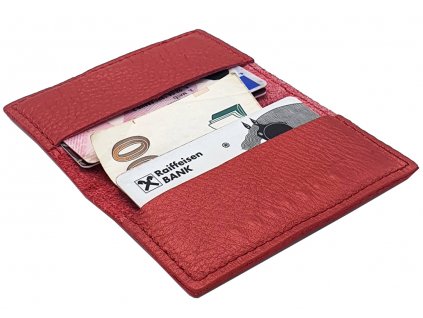 kožené pouzdro červené metalické (2)